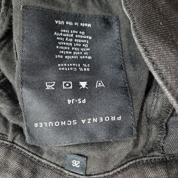 PROENZA SCHOULER midrise bootcut black jeans - Picture 13 of 13